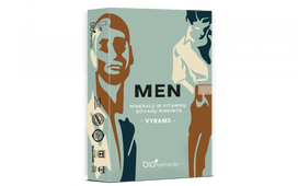 DOVANŲ rinkinys vyrams MEN (vitamin. ir mineral.) milteliai pakeliuose N60