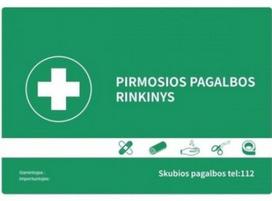 Pirmos pagalbos rinkinys kietame dėkle (Atitinka SAM Nr.V-2876)