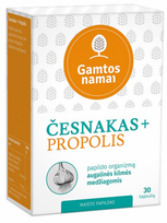 ČESNAKAS + Propolis kapsulės N30