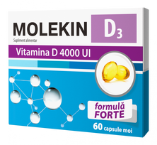 MOLEKIN D3 4000 IU kapsulės N60