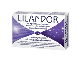 LILANDOR 80 mg minkštosios kapsulės N14