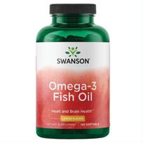 OMEGA-3 1000 mg citrinų skonio kapsulės N150