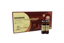 ŽENŠENIS+Ginko biloba 500 mg+500 mg skystis 10 ml N10