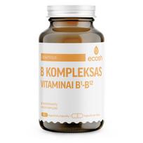 ECOSH B kompleksas vitaminai  B1-B12 kapsulės N90