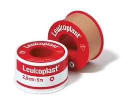 LEUKOPLAST norm.odai plastikinėje ritėje pleistras 2,5cmx5m