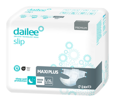 DAILEE Slip Premium Maxi plus L/XL sauskelnės suaugusiems N24