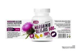 MARGAINIO sėklų aliejus 500 mg kapsulės N60