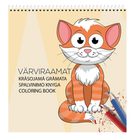 Spalvinimo knygelė College vaikams 21x22cm, 32 lapai