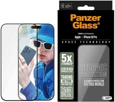 PanzerGlass "Ceramic Screen Protector for iPhone 16 Pro" Ultra-Wide Fit