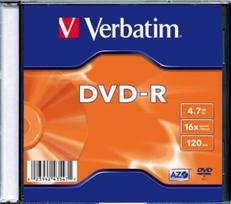 Verbatim DVD-R Matrices AZO 4.7GB 16x, 20 Slim Pack