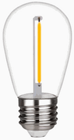 Visional LED Dimmable Filament Bulb E27, S14, 1W, 100lm, 2700K, 360°