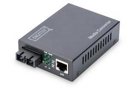 Digitus Gigabit RJ-45 to SC Duplex Media Converter (black)