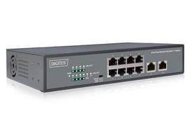 Digitus DN-95323-1 network switch, unmanaged Fast Ethernet (10/100), Power over Ethernet (PoE), grey