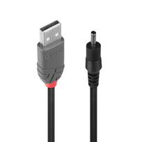 Lindy USB 2.0 Type A to DC 3.5/1.35mm Hollow Adapter Cable 1.5m