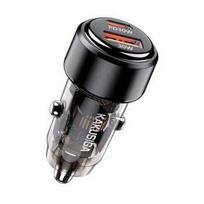 iKaku KSC-1175 Dual port 60W Car charger USB + Type-C