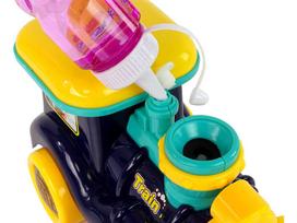 LEAN Toys Bubble train rides on light, sounding blue