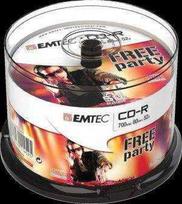 Emtec CD-R 700MB 52x, pack of 50 (ECOC805052CB)