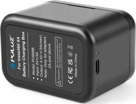 Puluz Charger + Memory Card Case for Insta360 X4 PU999B