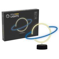 Manta SNL38BLT LED lamp, blue/white Planeta light decoration
