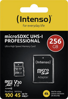 Intenso microSD card UHS-I Professional 256GB storage card