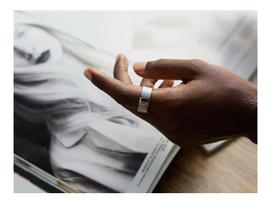 Ultrahuman | Ring Air | Space Silver | Size 6 | Smart Ring