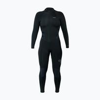 Moteriškas plaukimo kostiumas Xcel Axis Back Zip 3/2 mm Full black/palm/monstera print