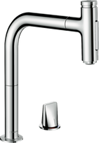 Virtuvinis maišytuvas su ištraukiama žarna Hansgrohe Metris Select M71 73818000