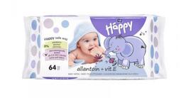 SERVETĖLĖS drėgnos vaikams HAPPY su Vitaminu E . N64