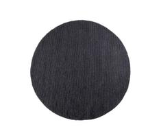 Natūralus apvalus kilimas FIR WOOL, skersmuo 160 cm, tankis 2600 g/m2, antracitas