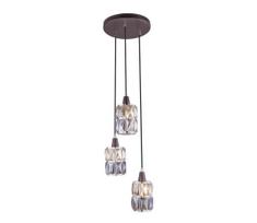 Globo 15761-3 - Krištolinis sietynas, kabinamas ant virvės WOLLI 3xE14/40W/230V