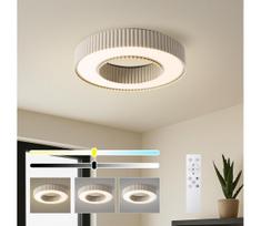 Brilagi - reguliuojamas LED lubinis šviestuvas LUMIX LED/48W/230V 3000-6000K smėlio spalvos Ø 50 cm + nuotolinio valdymo pultas
