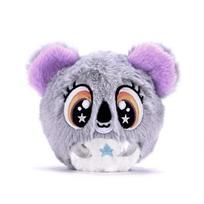 Pliušinis žaislas Bouncibles Koala Kippy, pilka sp./violetinė sp., 8 cm