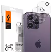 Spigen Glass Optik 2 vnt., skaidrus - iPhone 14 Pro/iPhone 14 Pro Max