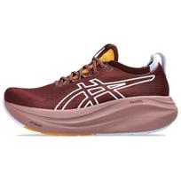 Asics Gel-Nimbus 27 Patogūs Universalūs Kvėpuojantys Palaikantys Lengvi Bėgimo Bateliai Moteriški Sportbačiai Tamsiai Raudoni 1012B908-600 37