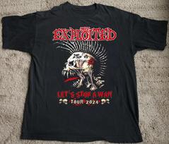 The Exploited - Sustabdykime Karą 2024 m. Turas Visų Dydžių Marškinėliai Unisex Marškinėliai XXL