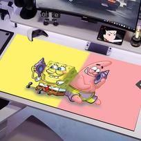 P-Patrick S-Star Mouse Pad Multiple Sizes Large Square Computer Office Game Table Mats Rubber Anti-slip Mousepads 600x300x2mm