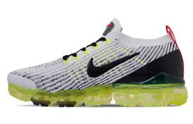 Nike Air VaporMax Flyknit 3 Baltas Juodas Volt Ryškiai Raudonas AJ6900-100 41
