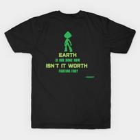 Men Black Print T-shirt Steven Universe - Peridot No-Cut Transfer Paper Print Cotton Tshirt L juoda