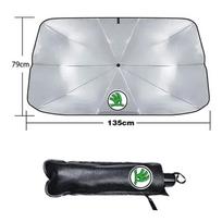 Car Windshield Sun Shade Cover Anti UV Sun Parasol Accessories for Skoda fabia octavia Rapid kodiaq superb 3 A4 A5 A7 Mk3 karoq juoda