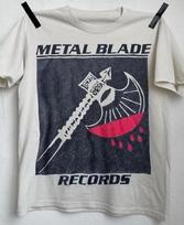 Remake Metal Blade Records 90-ųjų Retro Stiliaus Balti Marškinėliai Trumpomis Rankovėmis S-5XL Unisex Marškinėliai XL