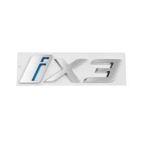 Automobilio galinės bagažinės raidės, logotipai, ženklelis, lipdukai IX3 G08 bagažinės žodžių keitimo dekoravimo priedai Silver
