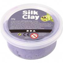 Šilkinis modelinas - violetinė spalva, 40 gr (2817)