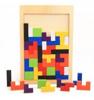 Medinė dėlionė Tetris žaidimas  40 det.