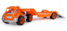 Plastikinis tralas  - autovežis 79 cm (oranžinis)