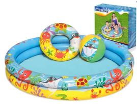 Baseinas Bestway su priedais 122x20 cm
