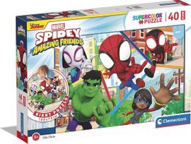 Didelė MAXI grindų dėlionė Spidey amazing friends 40 det. 100x70 cm (25468)