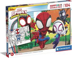 Dėlionė Clementoni Spidey + spalvinimas 104 det. 25727