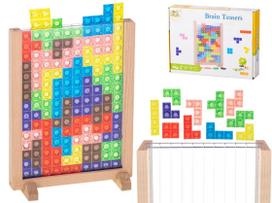 Medinis loginis stalo žaidimas dėlionė - Tetris