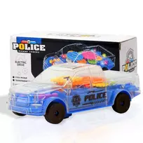 Žaislinis peršviečiamas policijos automobilis