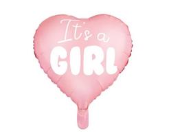 Folinis balionas Baby shower vakarėliui "IT'S A GIRL"
